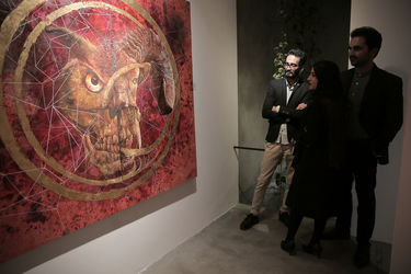 نمایشگاه نقاشی‌­ مهدی زیرکی با عنوان «افق ­‌های ایستاده» در گالری سایه