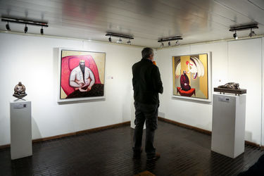 نمایشگاه نقاشی و مجسمه حسین شناور در گالری سیحون