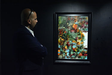 نمایشگاه نقاشی های کاوه آفاق در گالری ثالث