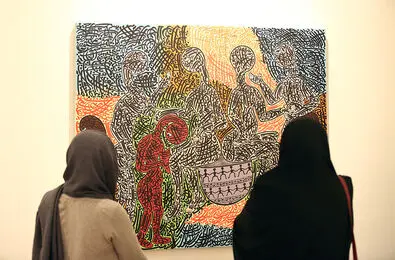 Ahad Mozaffari Painting Exhibit Opens at Art Center Gallery