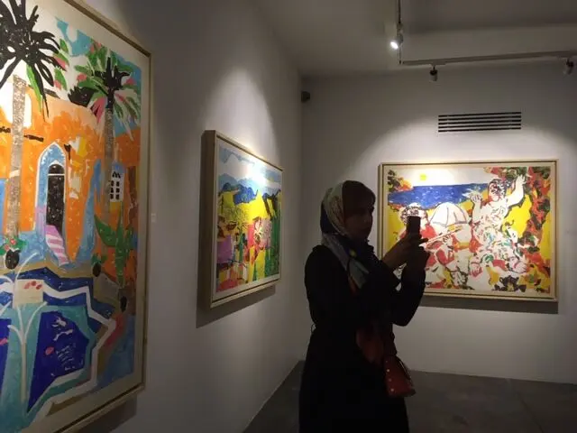 نمایشگاه نقاشی ­‌های فرشاد نکومنش با عنوان «زوران» در گالری شیرین یک