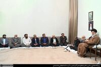 هنرمندانی که در دیدار با رهبر انقلاب سخن گفتند / عکس