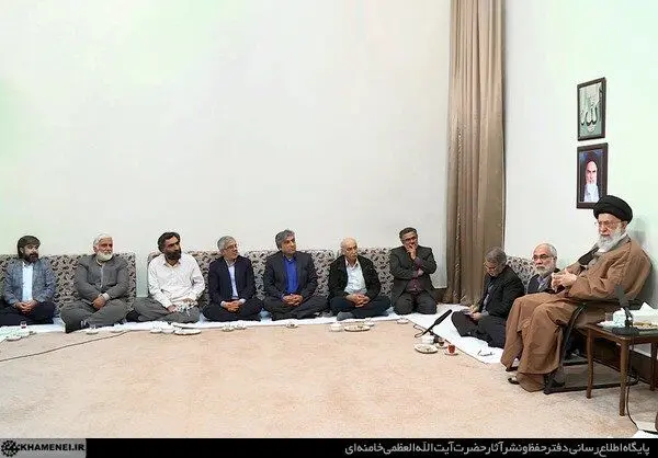 هنرمندانی که در دیدار با رهبر انقلاب سخن گفتند / عکس