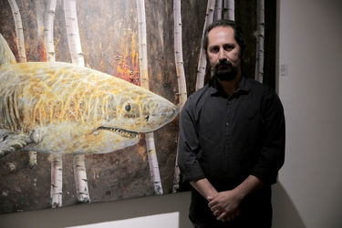 نمایشگاه نقاشی‌­ مهدی زیرکی با عنوان «افق ­‌های ایستاده» در گالری سایه