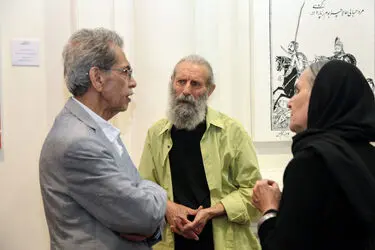 نمایشگاه مرور آثار کامبیز درم‌بخش در آرت سنتر باغ