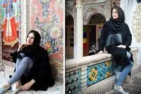 مدگردی با بازیگری فرانسوی سینمای ایران/ گلوریا هاردی و استایل‌های خاصش