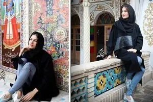 مدگردی با بازیگری فرانسوی سینمای ایران/ گلوریا هاردی و استایل‌های خاصش
