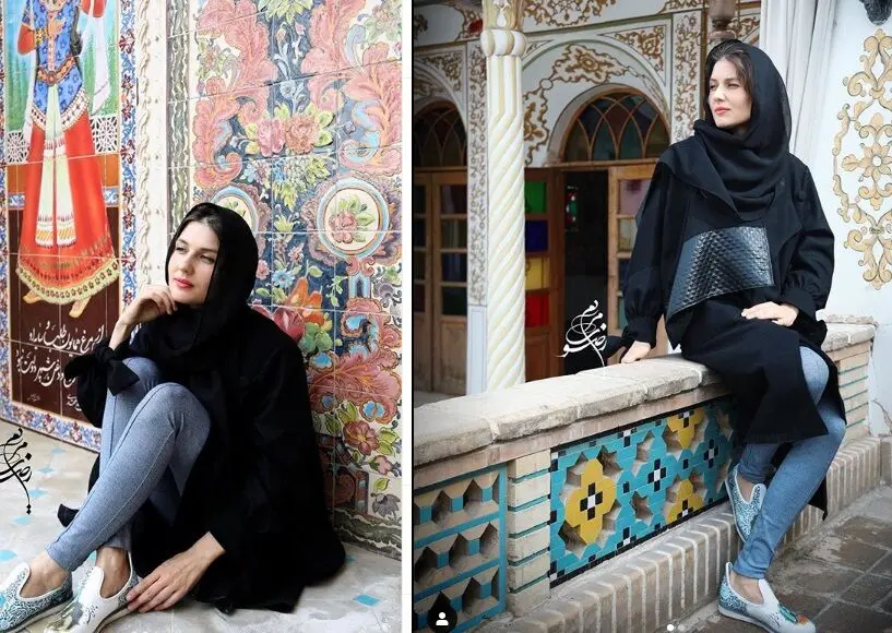 مدگردی با بازیگری فرانسوی سینمای ایران/ گلوریا هاردی و استایل‌های خاصش