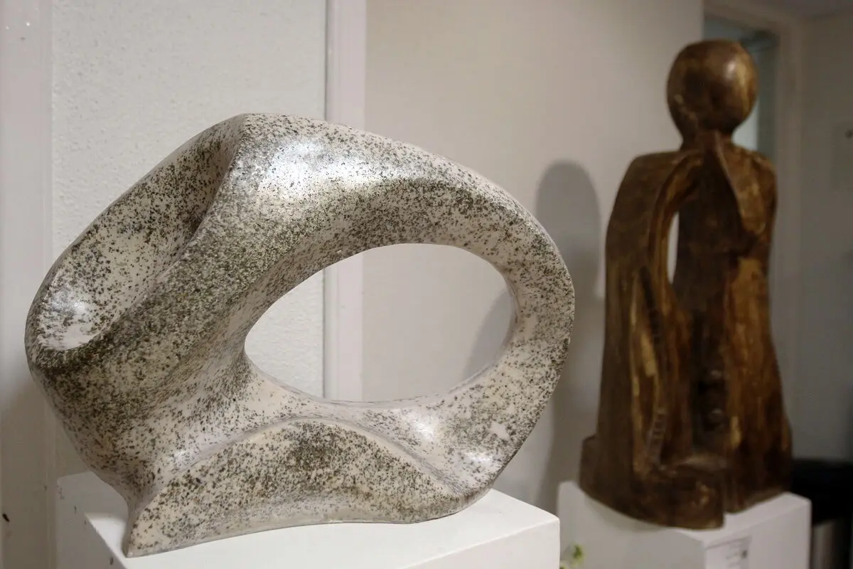 نمایشگاه مجسمه های جمشید مرادیان و شاگردانش در فرهنگسرای ابن سینا