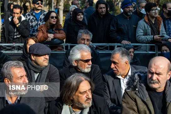 تشییع پیکر ژاله علو با حضور گسترده هنرمندان