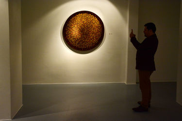 نمایشگاه گروهی نقاشی خط در گالری شهر کتاب فرشته