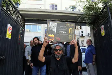 تشییع پیکر پرویز تاییدی در خانه سینما