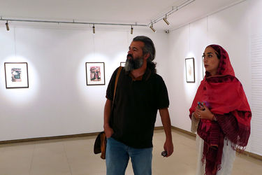 نمایشگاه چاپ دستی های ندا تولایی در گالری آتبین