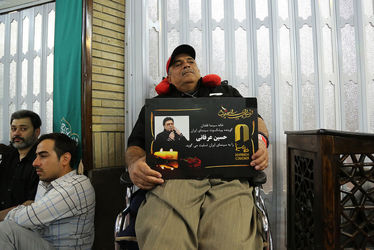 مراسم ختم زنده‌یاد حسین عرفانی در مسجد بلال