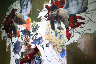 آثار فریدون آو و محسن احمدوند در گالری اعتماد