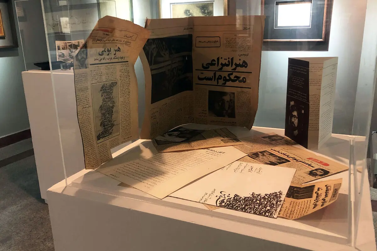 موزه رضا مافی گالری ترانه باران در دوازدهمین جشنواره هنرهای تجسمی فجر