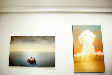 افتتاحیه نمایشگاه آثار حامد صحیحی در گالری طراحان آزاد