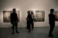 Babak Kabood Painting Exhibit in Azad Art Gallery