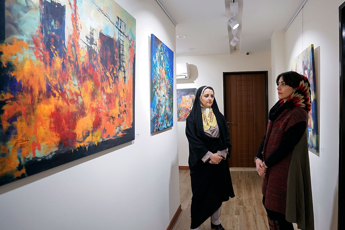 نمایشگاه نقاشی عاطفه بخشایش در گالری بهارک