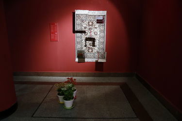 آثار چیدمان دهمین جشنواره تجسمی فجر در موسسه فرهنگی هنری صبا