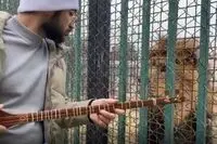 واکنش جالب سلطان جنگل به اجرای موسیقی/ فیلم