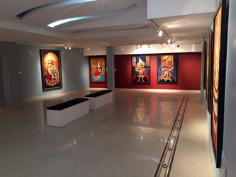 نمایشگاه سالهای نکوور، نقاشی های حجت شکیبا و مینا شکیبا در گالری شکوه