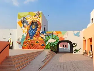 موزه‌های قطر Qatar Museums و نقاشی دیواری