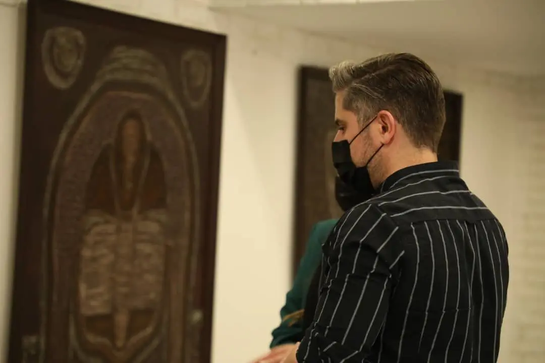 محمد محمدزاده در گالری ماهر