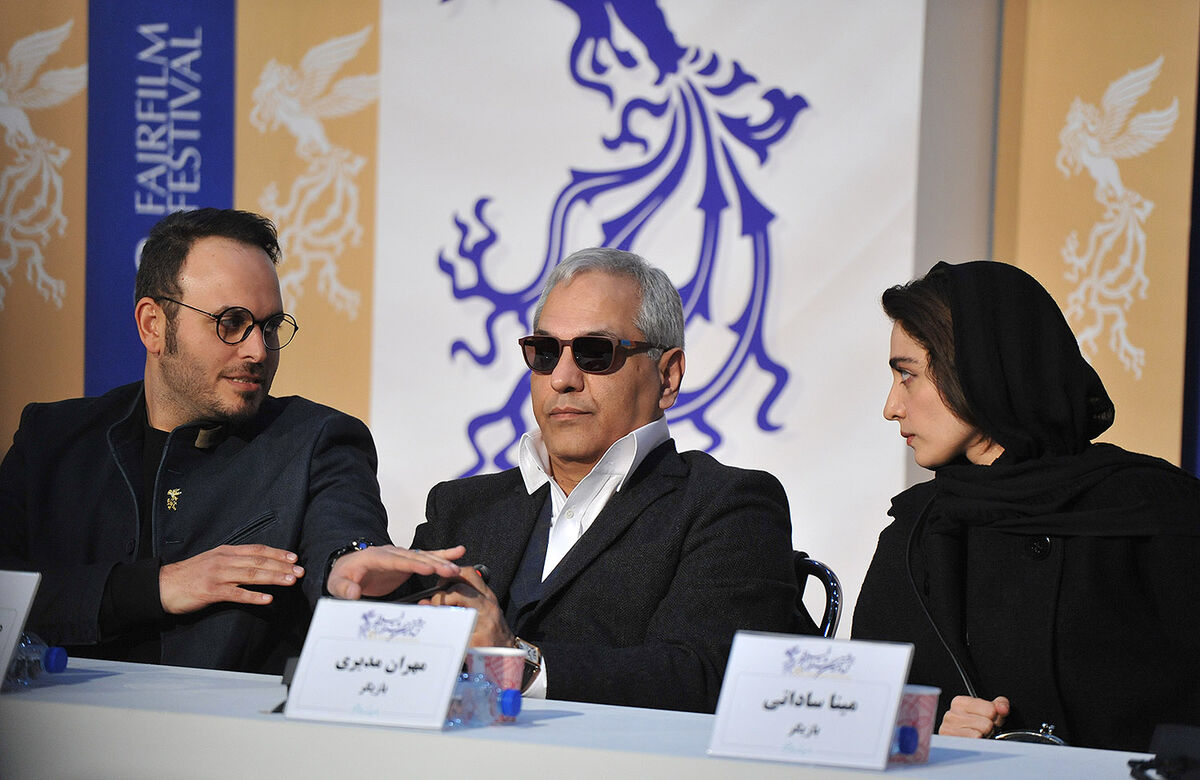 نشست خبری فیلم درخت گردو در چهارمین روز سی و هشتمین جشنواره فیلم فجر در پردیس ملت