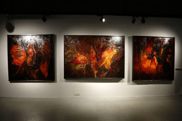 افتتاحیه نمایشگاه آثار ناصر گیو قصاب در گالری آ