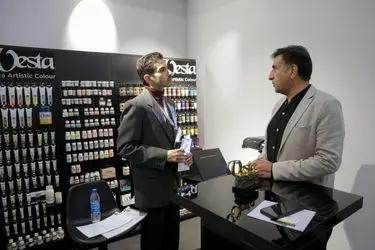 Vesta Color at the first Tehran Art Fair