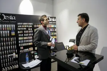 Vesta Color at the first Tehran Art Fair