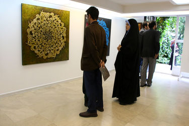 نمایشگاه نقاشی خط روح الله حسین زاده در گالری والی