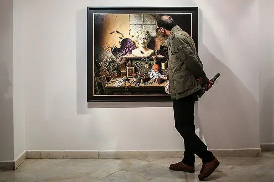 نمایشگاه نقاشی واحد خاکدان در گالری ماه