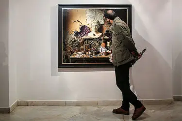 نمایشگاه نقاشی واحد خاکدان در گالری ماه