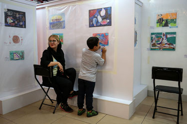 دومین روز جشنواره هنرهای تجسمی کودک و نوجوان در هنرکده لنا