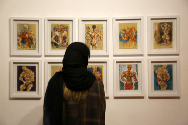 افتتاحیه نمایشگاه طراحی و نقاشی احسان ارجمند در گالری دنا