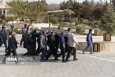 مراسم تشییع پیکر همایون ارشادی