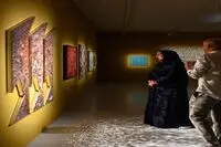 Sheikha Al-Mayassa in Exhibition of Abstraction in Arab Modernism at Mathaf | Photos