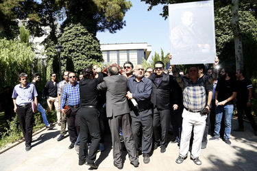 مراسم تشییع زنده‌یاد ناصر فرهودی در تالار وحدت