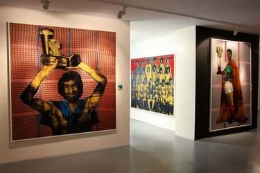 نمایشگاه چاپ علی آل حسینی در شهرکتاب فرشته