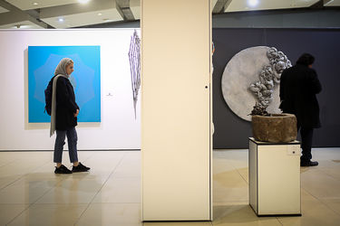 افتتاحیه نمایشگاه گروهی حجم و نقاشی با عوان "ذهن و احساس" در گالری پردیس ملت