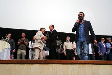 اكران خصوصی فیلم "بچه‌ای با جوراب قرمز" در سینما فلسطین