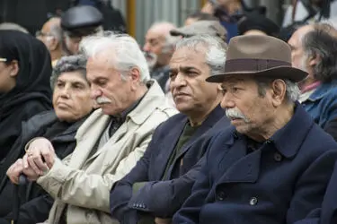 تشییع پیکر جمشید مشایخی