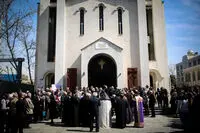 Lilit Teryan Funeral Procession at Saint Sarkis Cathedral