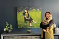 روشنک ستاری و زن در سکوت مینیمال در رنگ وستا
