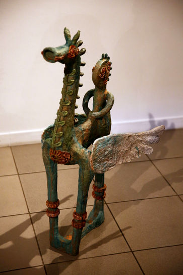 افتتاحیه نمایشگاه آثار حجمی سمیرا دریا و میثم نژاد رسولی در گالری ویستا