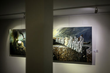 مایشگاه طراحی و نقاشی یحیی رویدل در گالری دیلمان