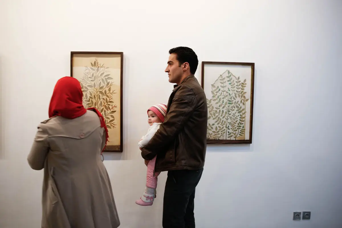 افتتاحیه نمایشگاه نقاشی های امیر کبیرنژاد در گالری آریا