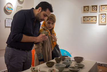 نمایشگاه آثار نقاشی و سرامیک چیبا میاماتو در خانه سرامیک فرزانه